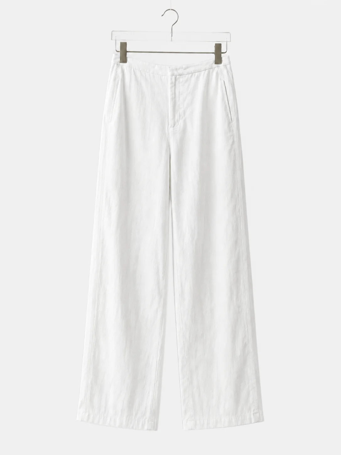 The Amelie 100% Linen Wide-Leg Trousers