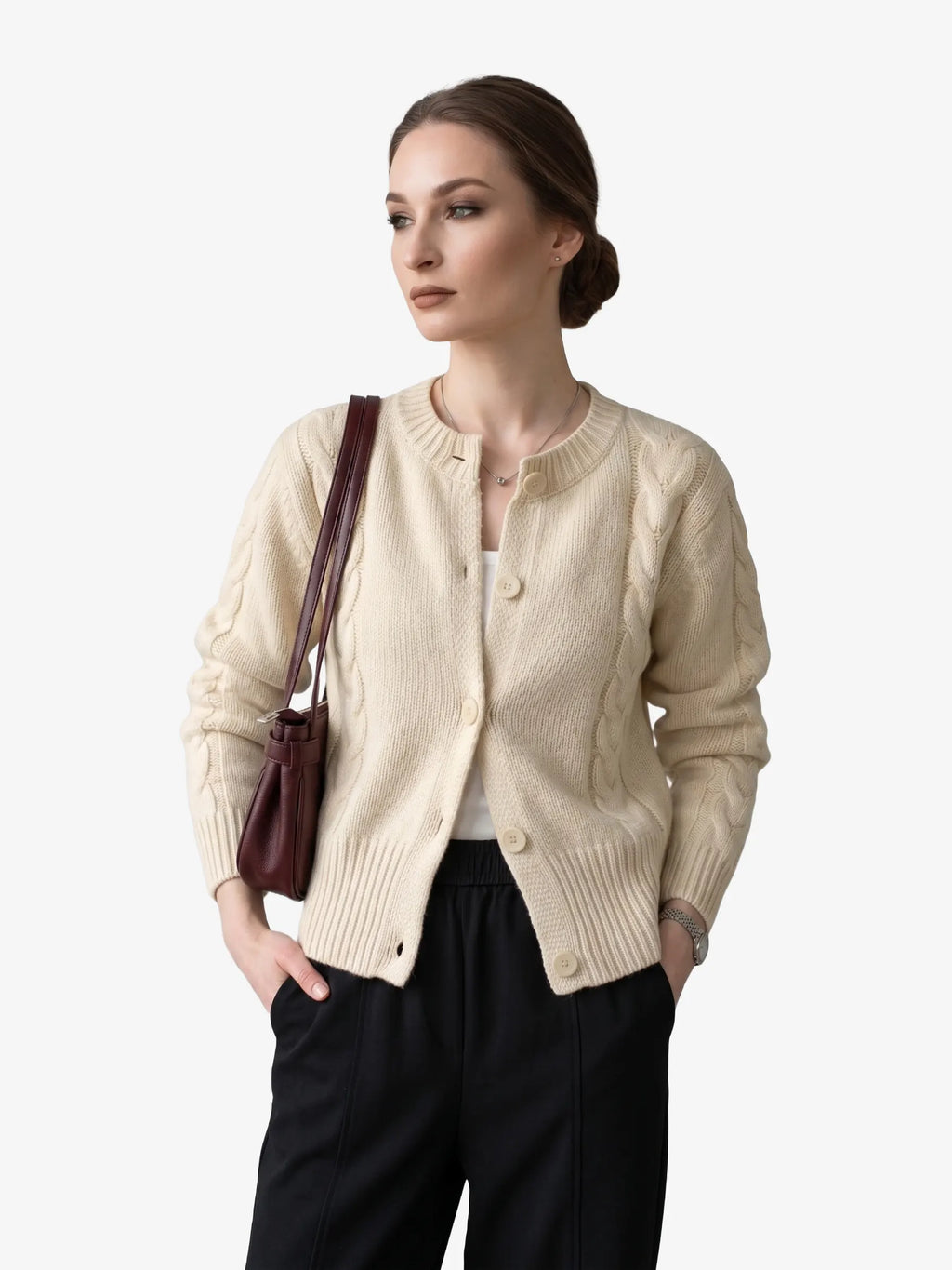 The Cotswold Cable-Knit Cardigan