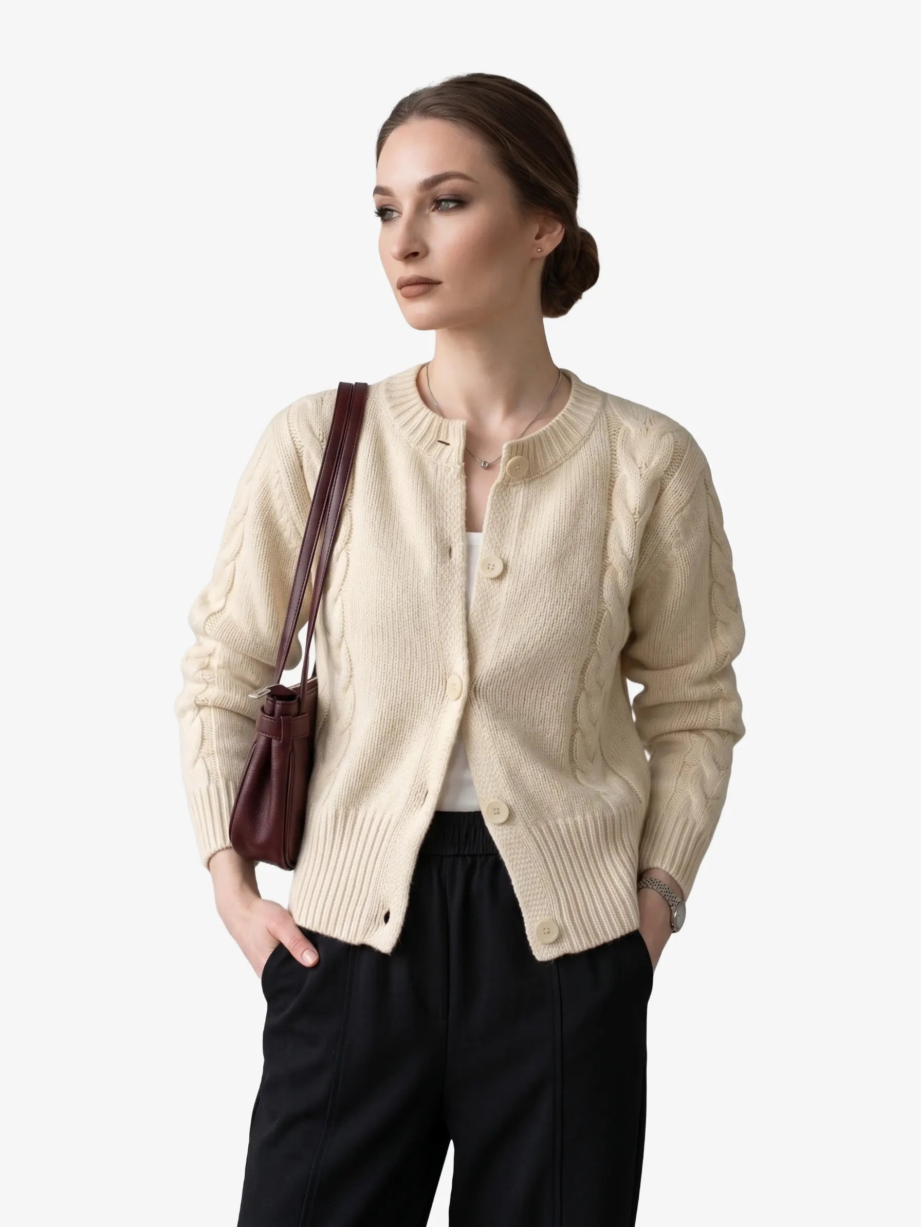 The Cotswold Cable-Knit Cardigan