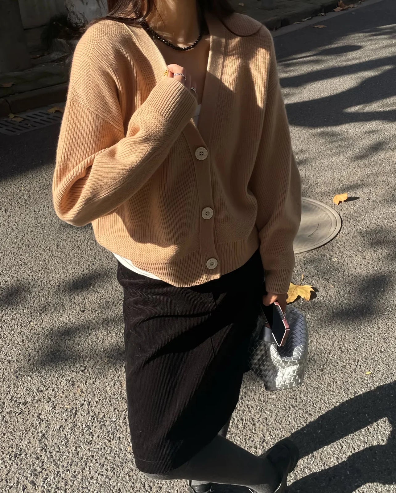 The Richmond Lantern-Sleeve Cardigan