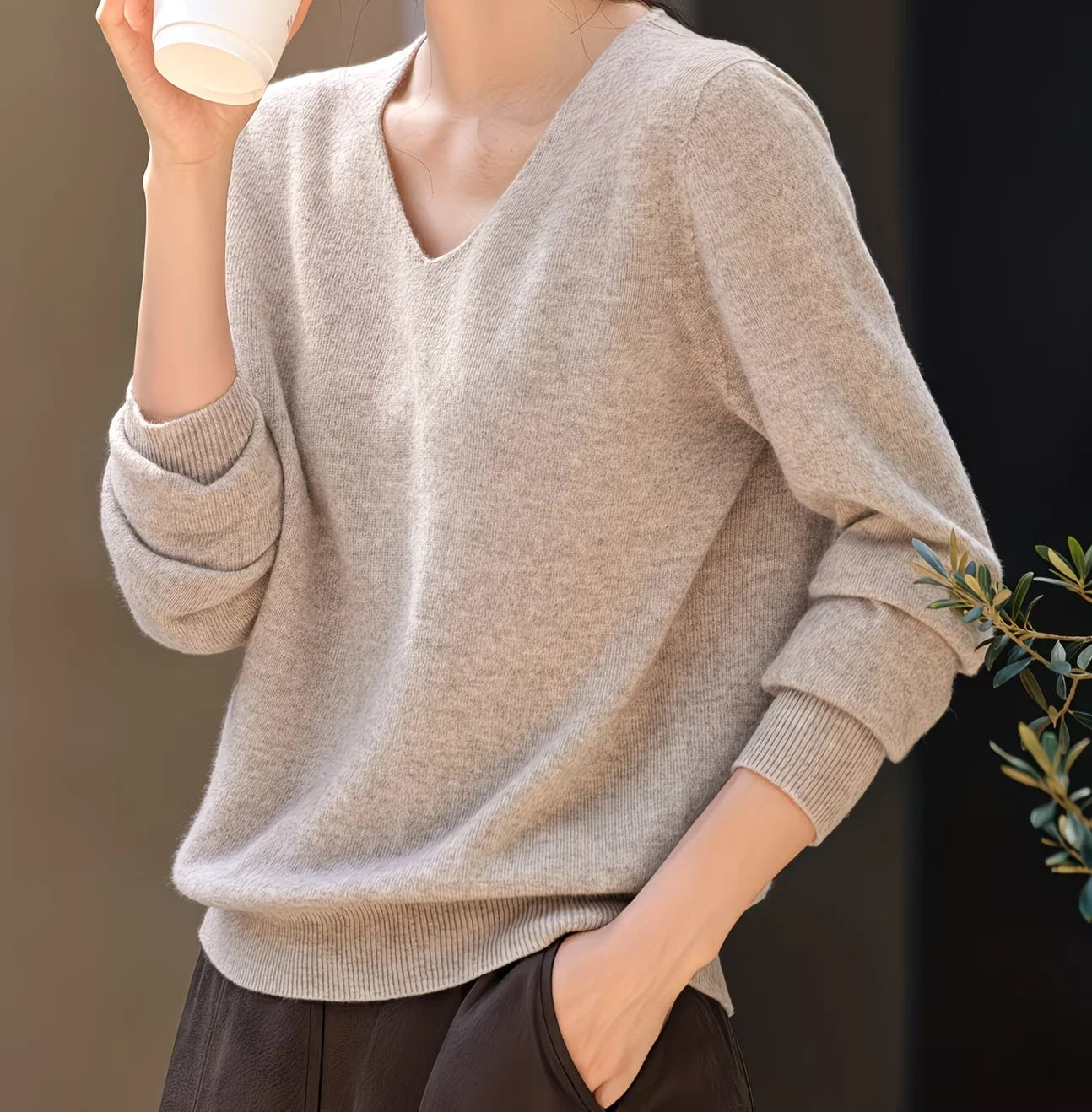 The Belgravia Essential V-Neck