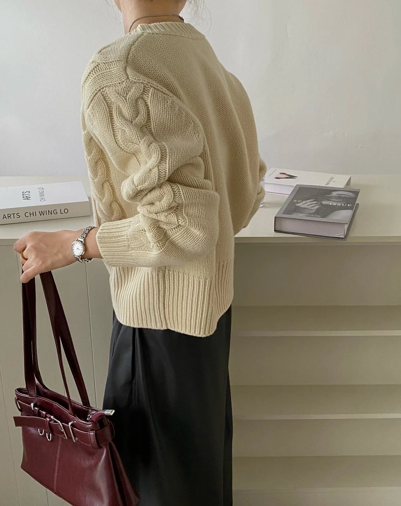 The Cotswold Cable-Knit Cardigan