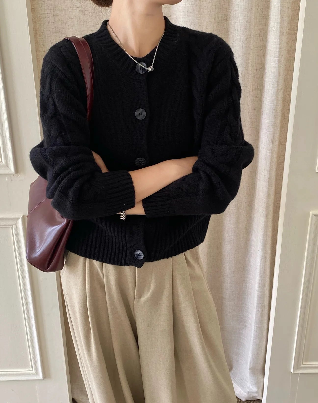 The Cotswold Cable-Knit Cardigan