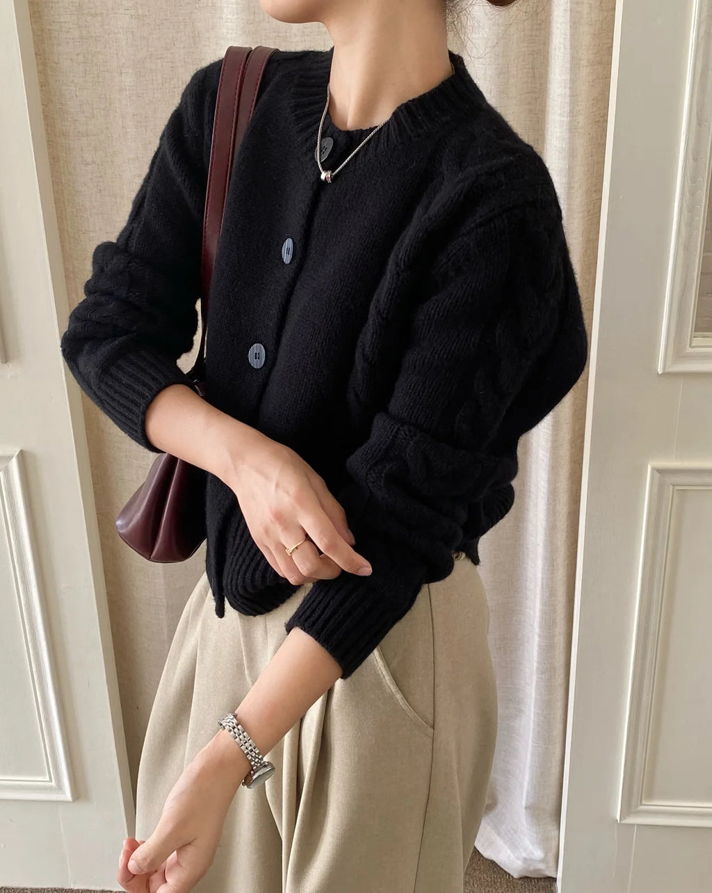 The Cotswold Cable-Knit Cardigan