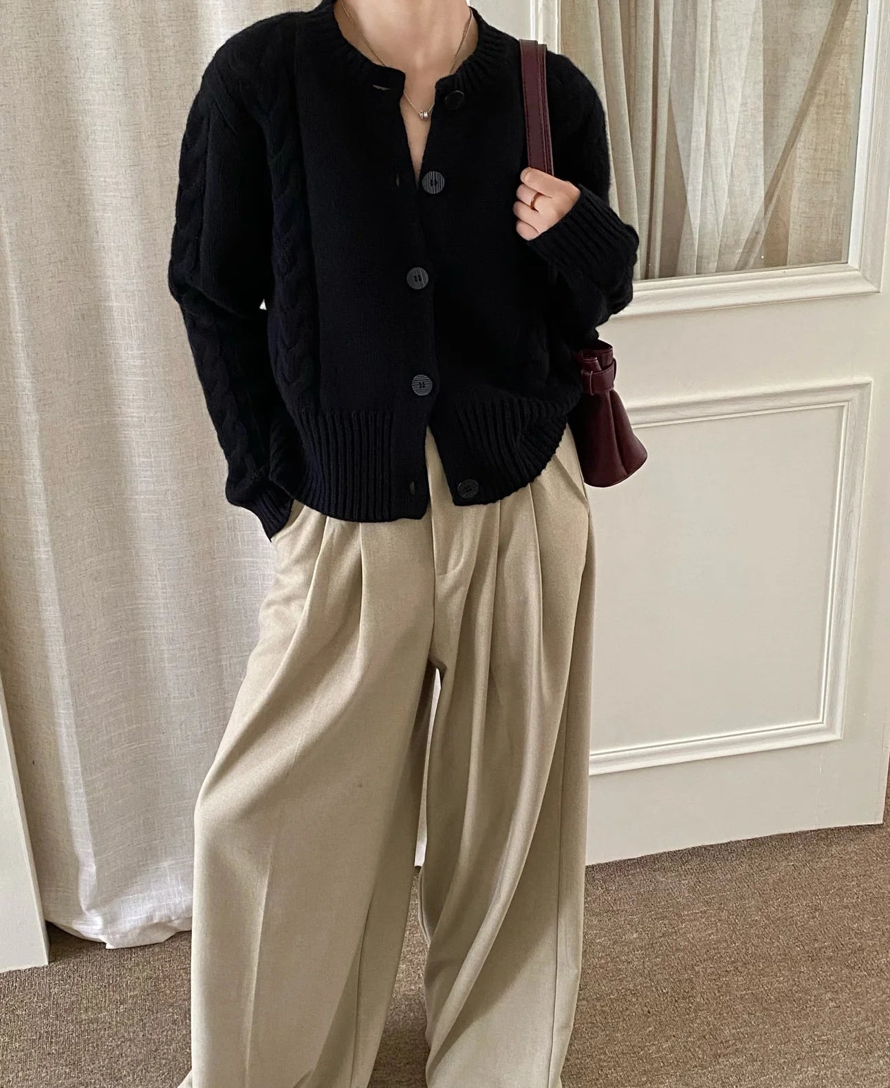 The Cotswold Cable-Knit Cardigan