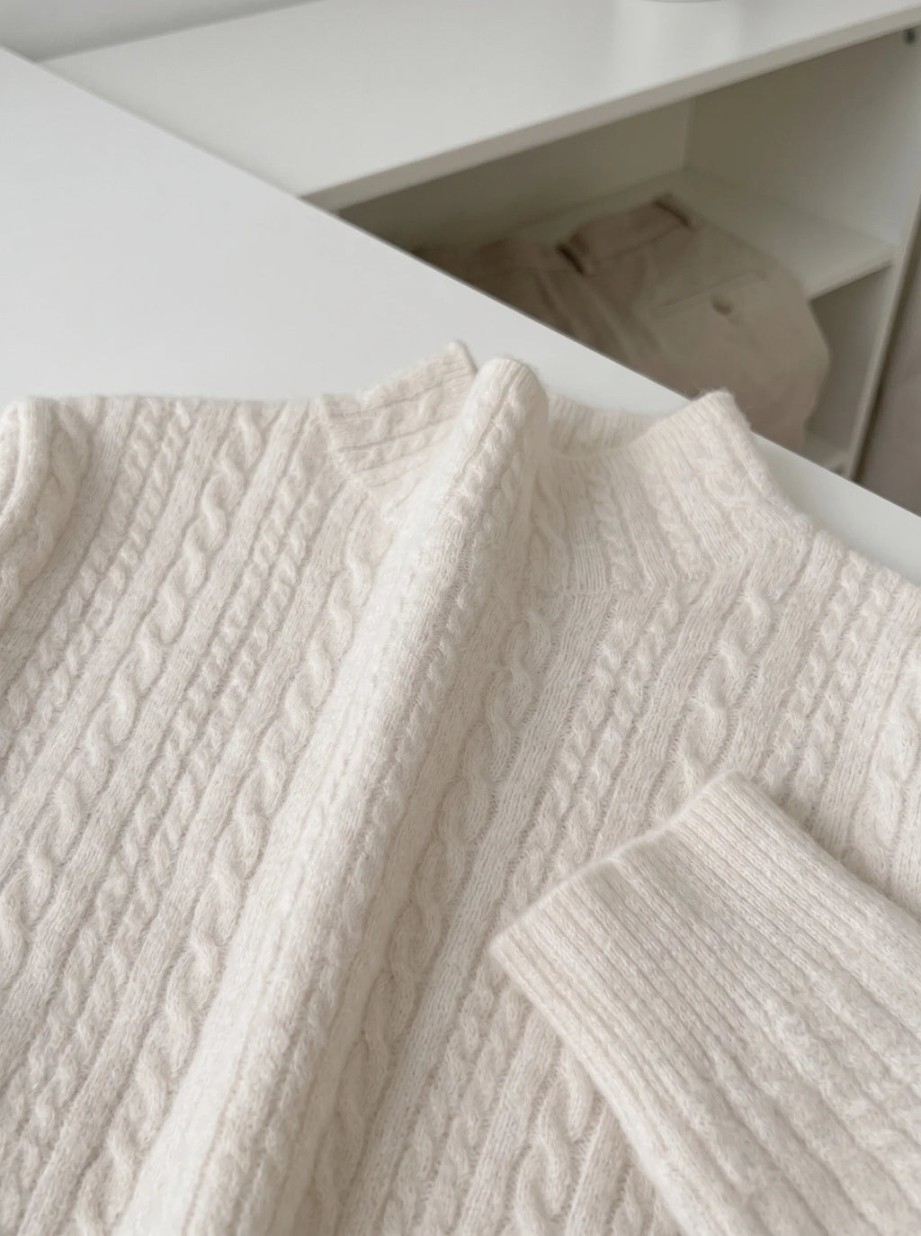 The Kensington Pure Cashmere Mock Neck