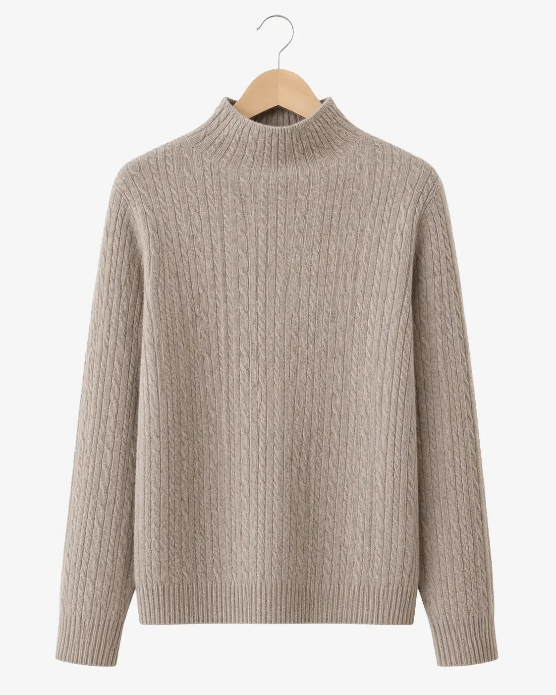 The Kensington Pure Cashmere Mock Neck