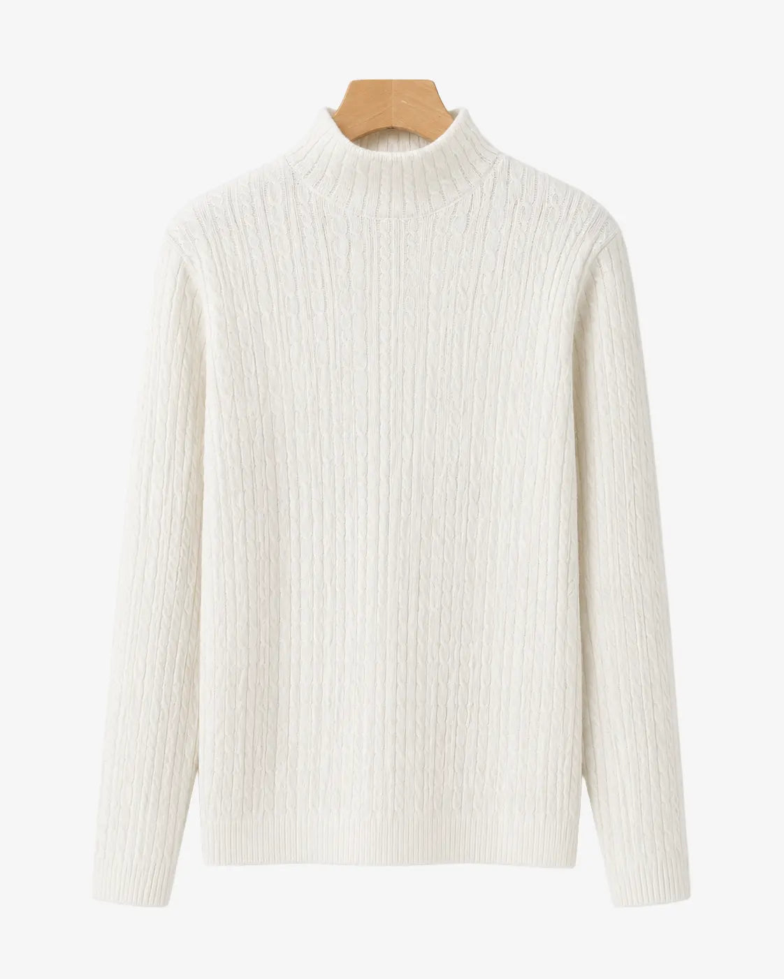 The Kensington Pure Cashmere Mock Neck