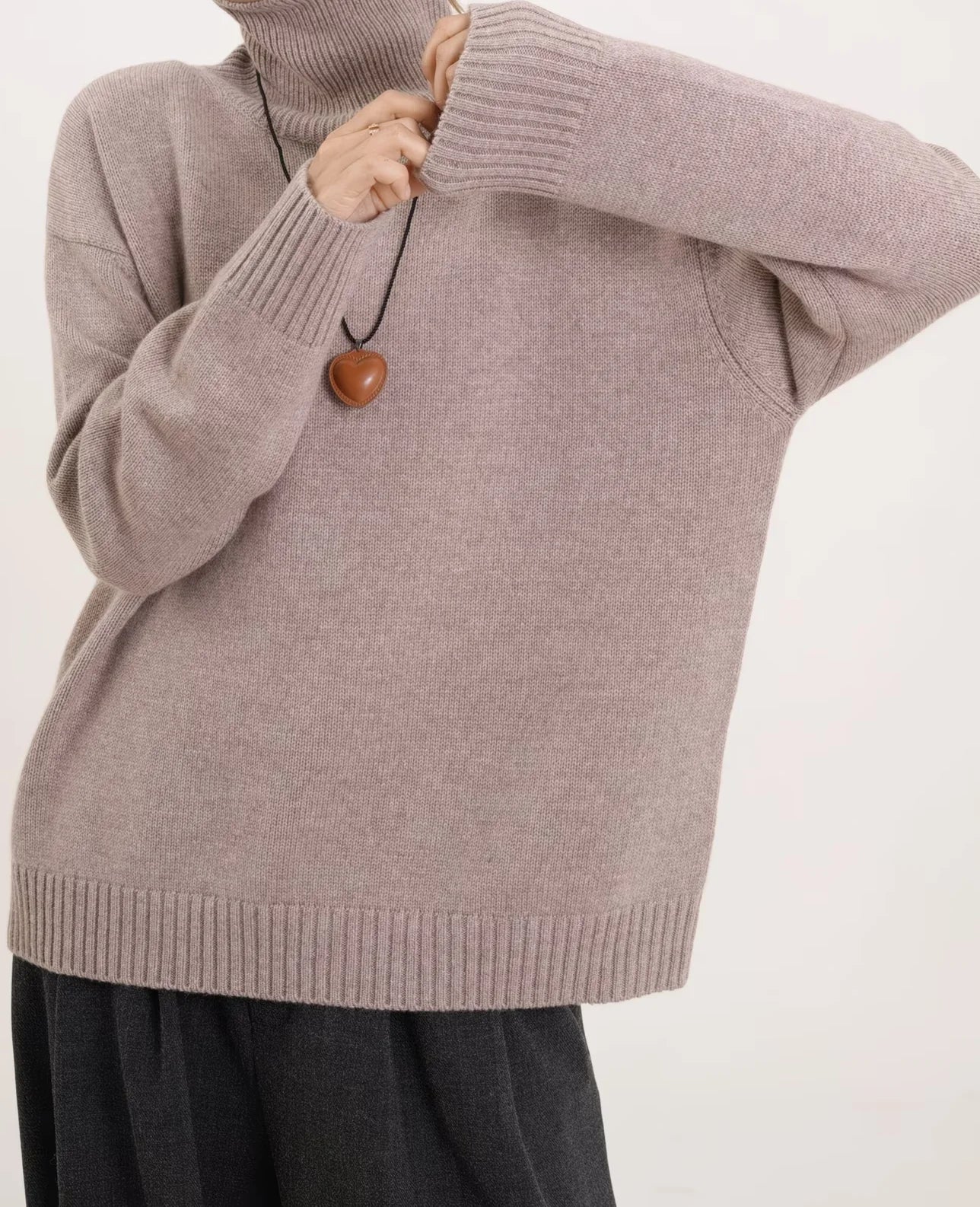 The Mayfair Slouchy Roll Neck