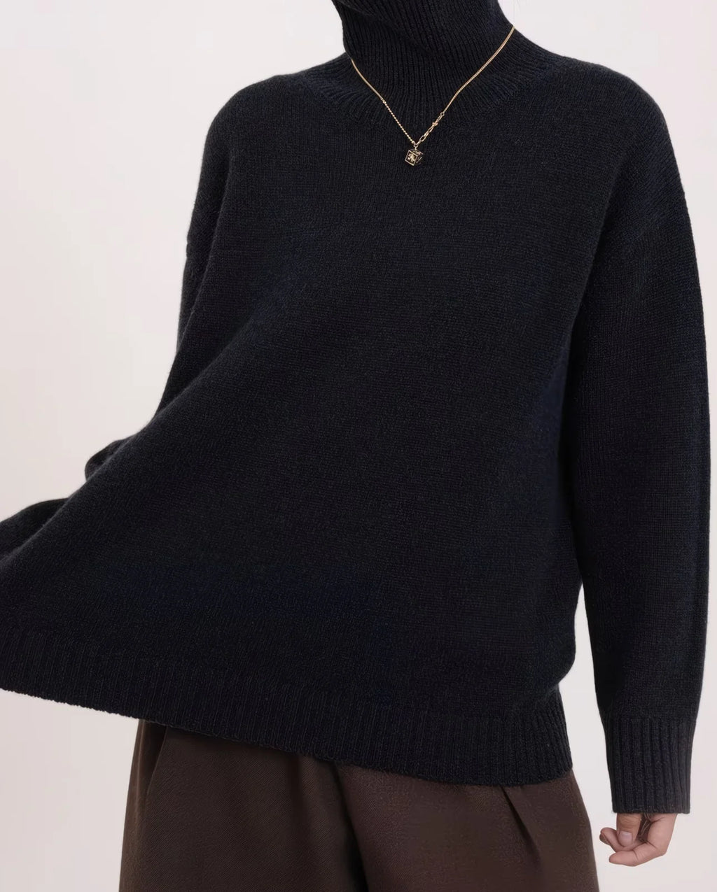 The Mayfair Slouchy Roll Neck
