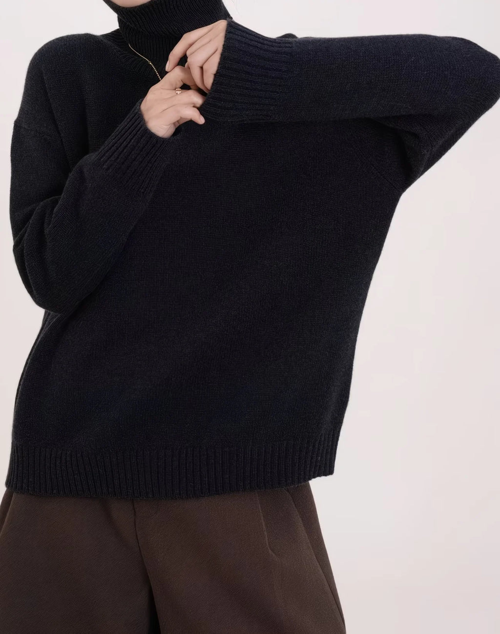 The Mayfair Slouchy Roll Neck