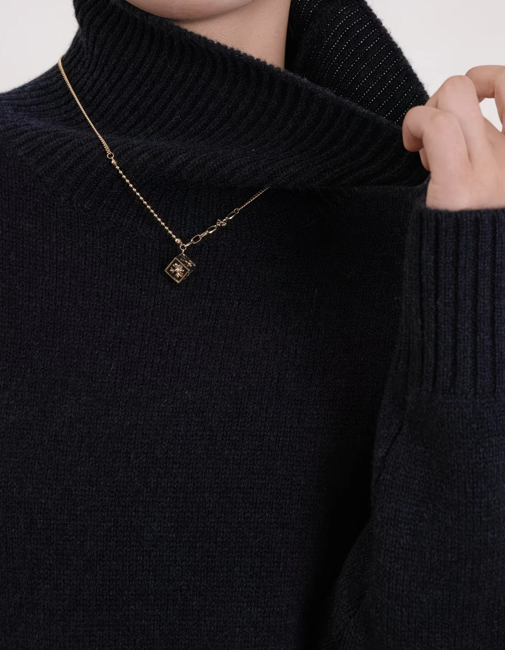 The Mayfair Slouchy Roll Neck
