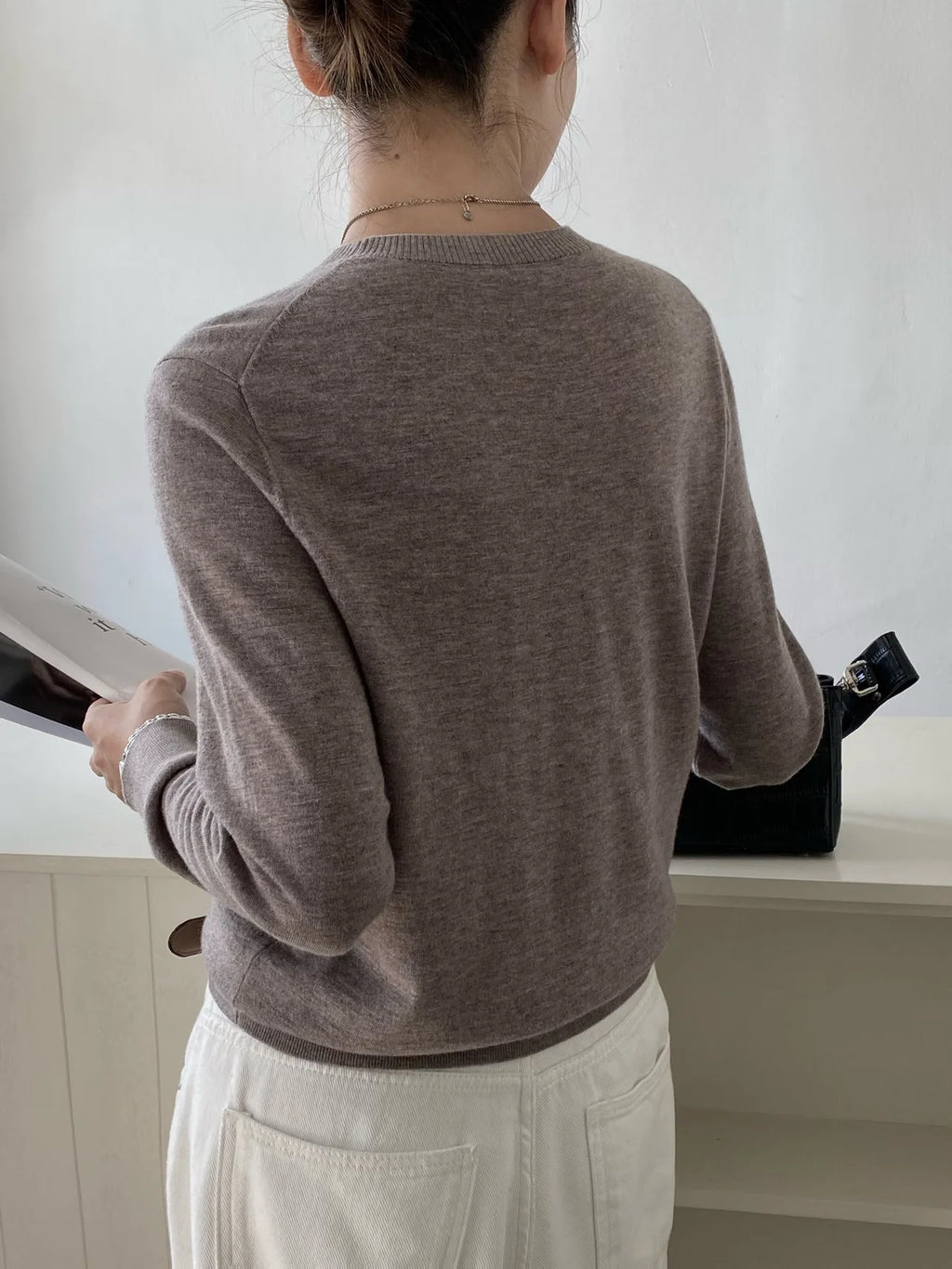 The Knightsbridge Silk-Blend Crewneck