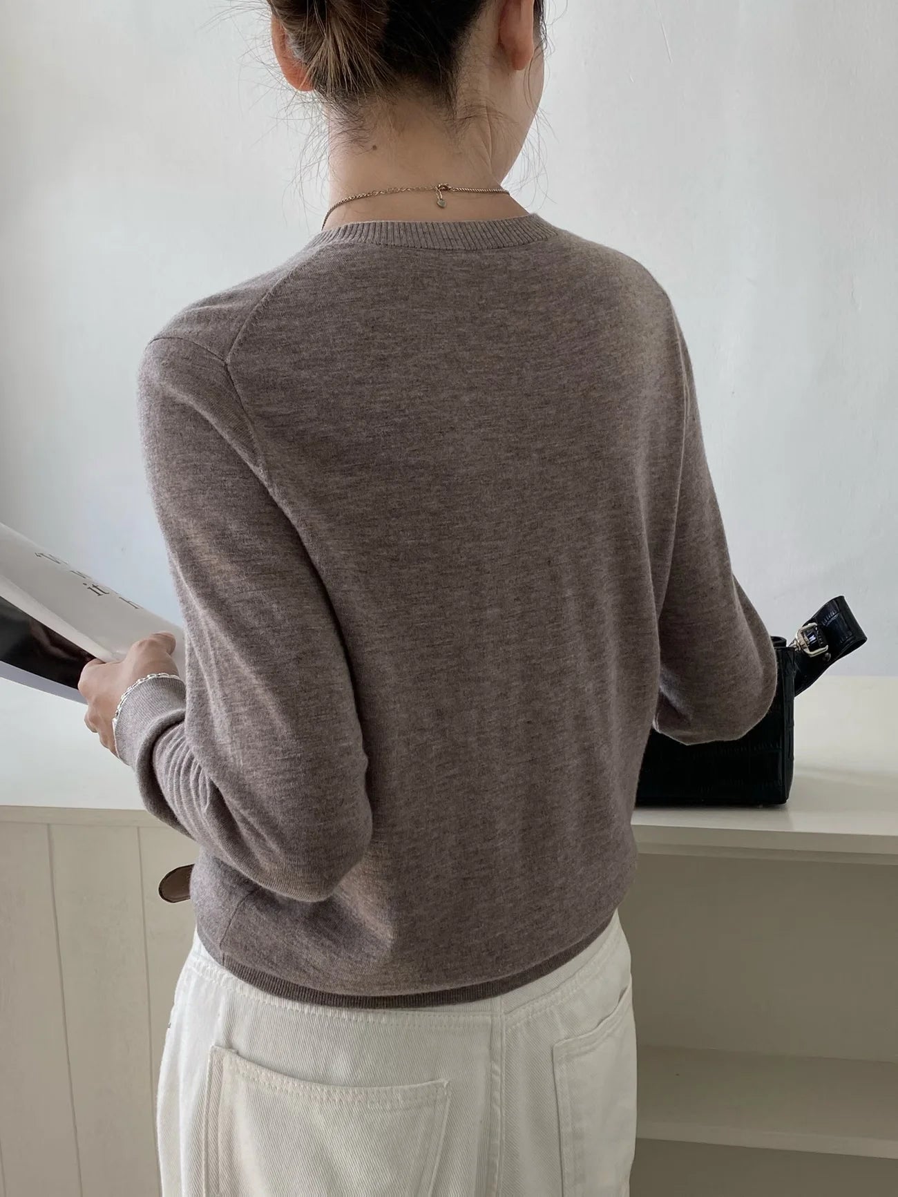 The Knightsbridge Silk-Blend Crewneck