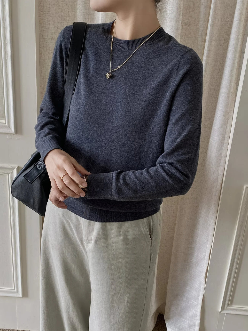 The Knightsbridge Silk-Blend Crewneck
