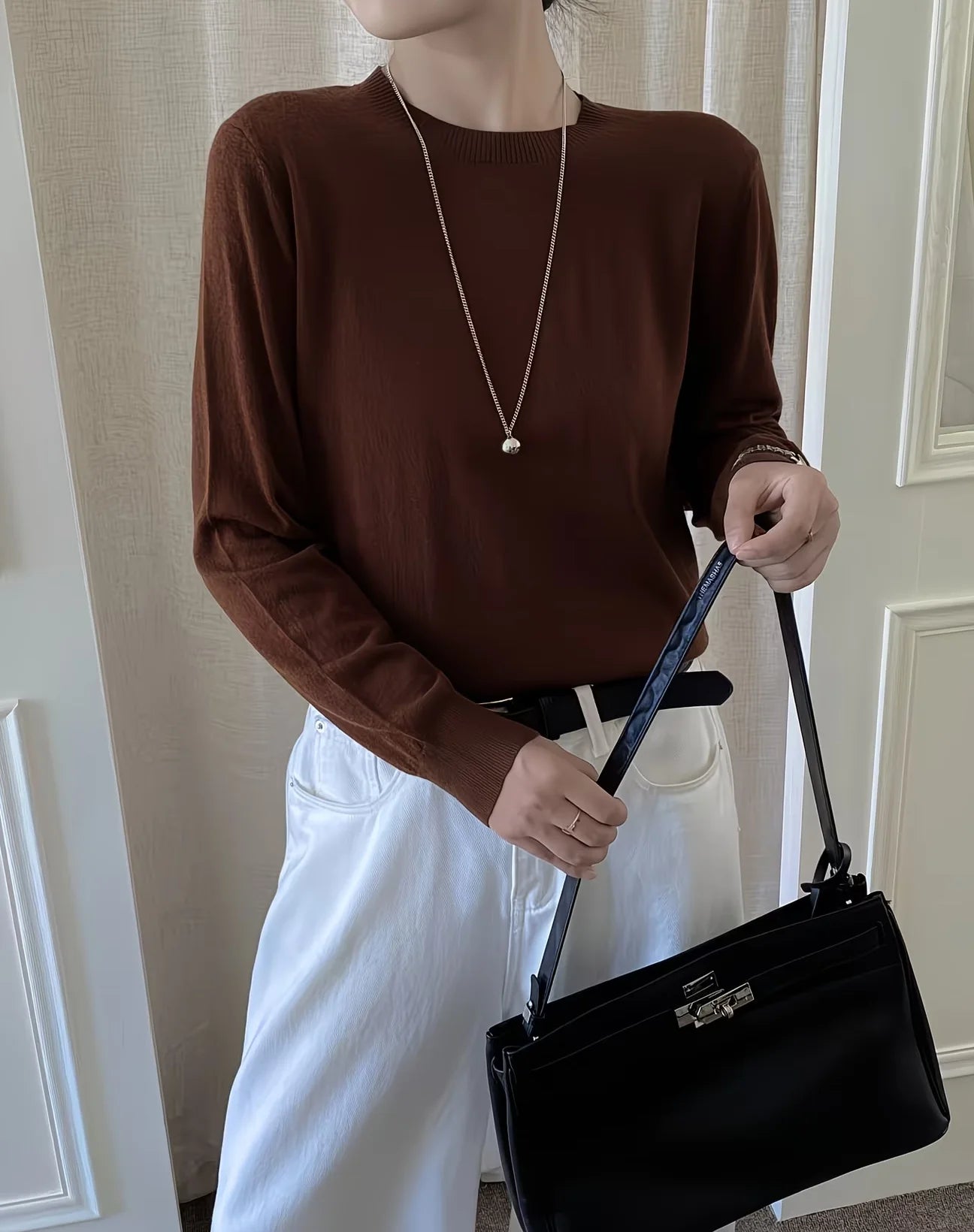 The Knightsbridge Silk-Blend Crewneck
