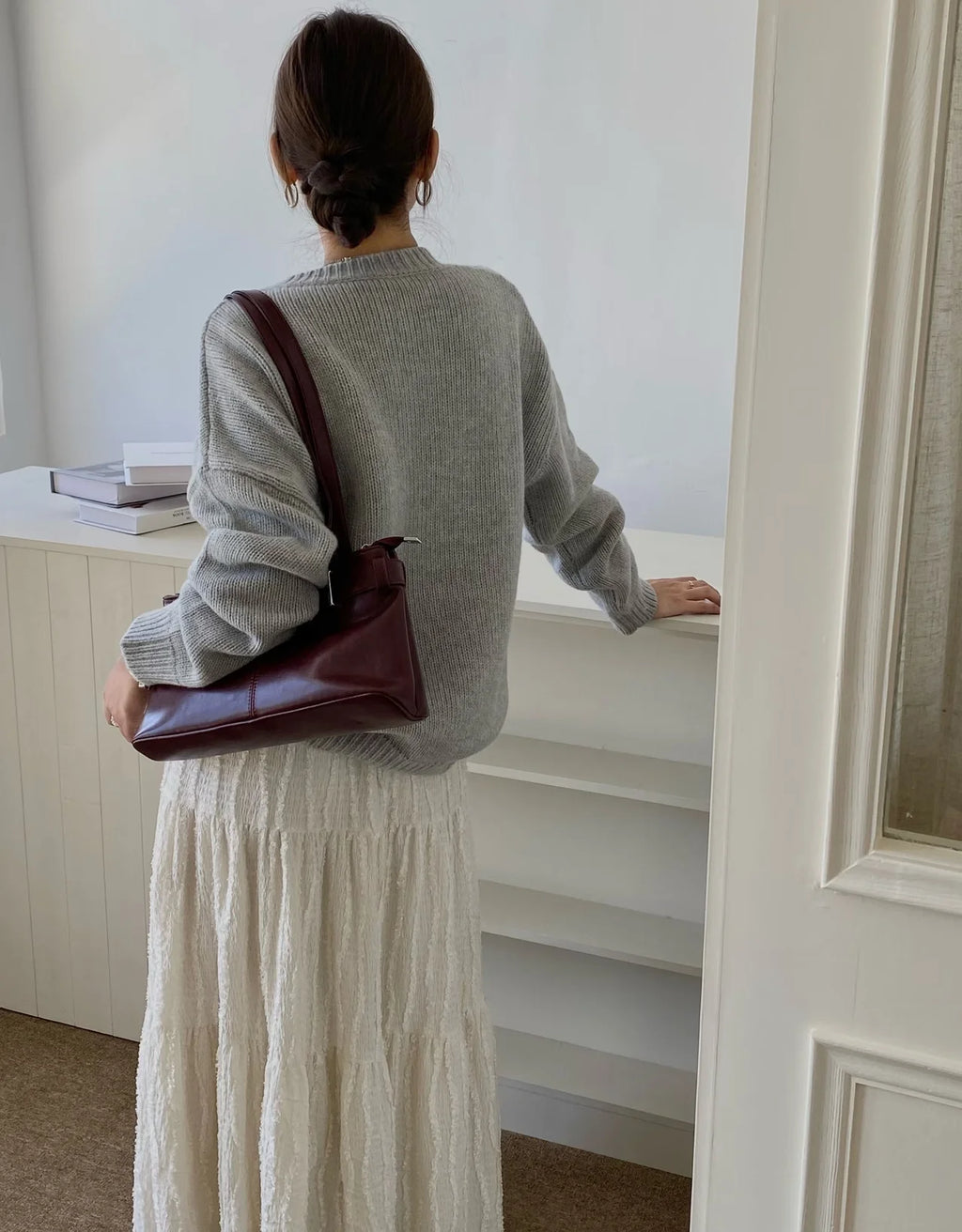 The Sloane Drop-Shoulder V-Neck