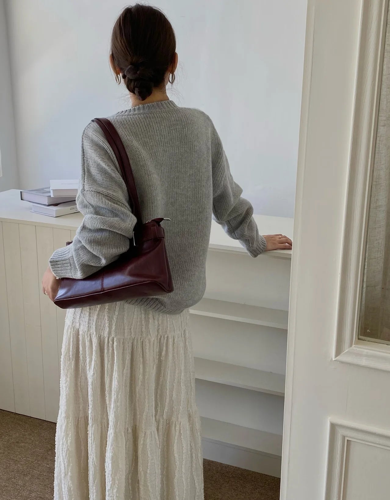 The Sloane Drop-Shoulder V-Neck