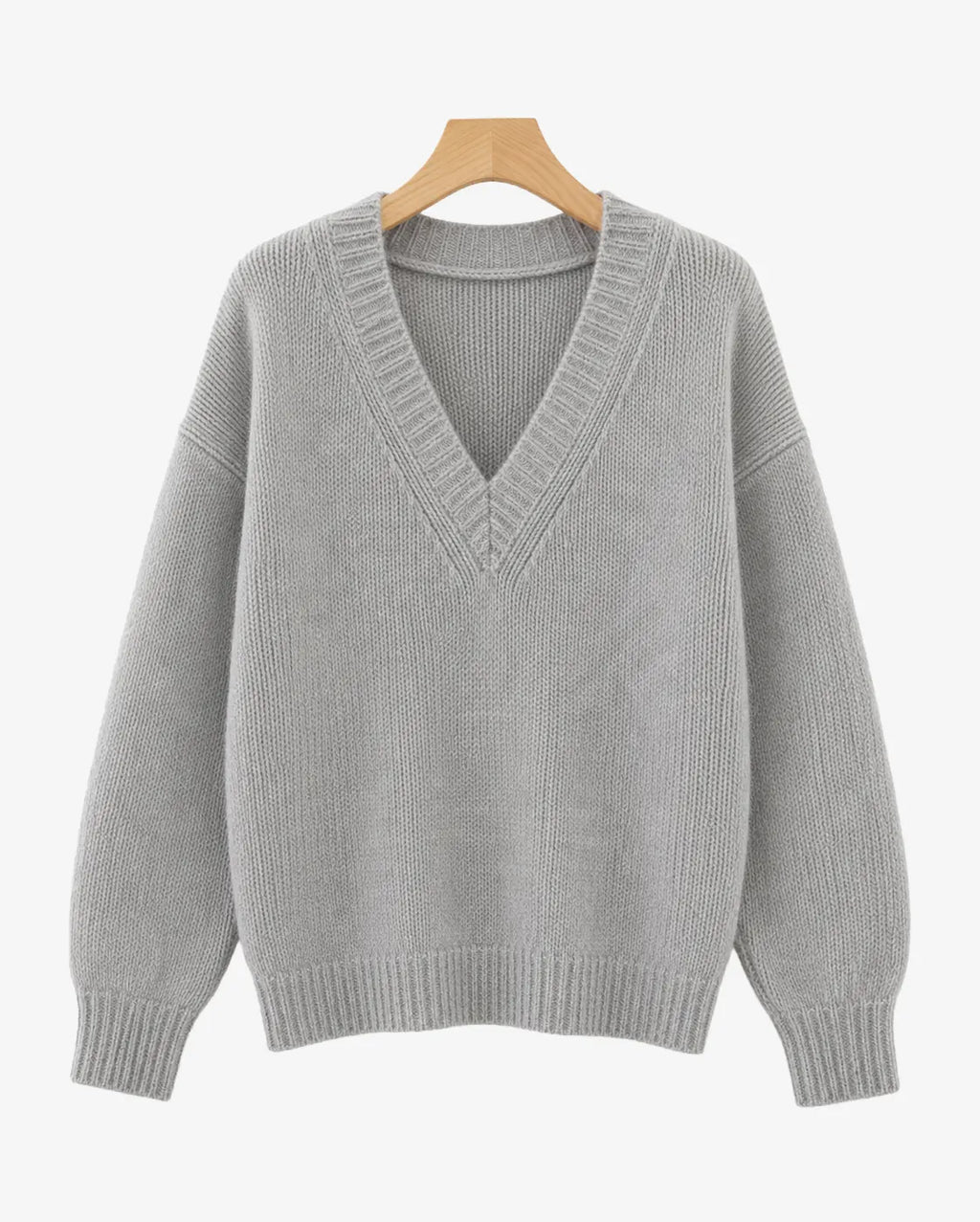 The Sloane Drop-Shoulder V-Neck