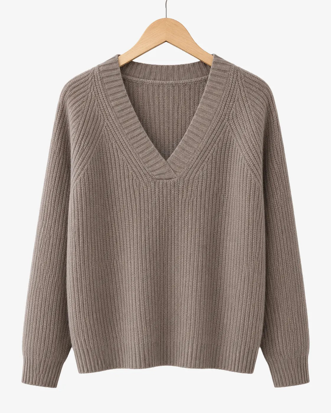 The Windsor Ribbed V-Neck