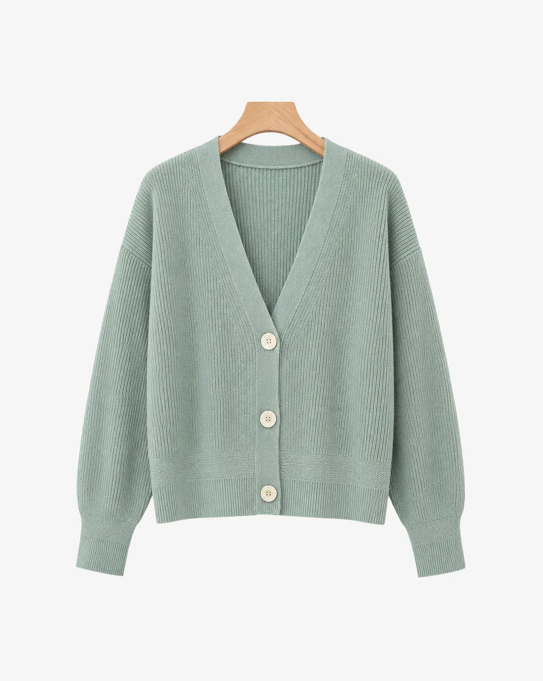 The Richmond Lantern-Sleeve Cardigan