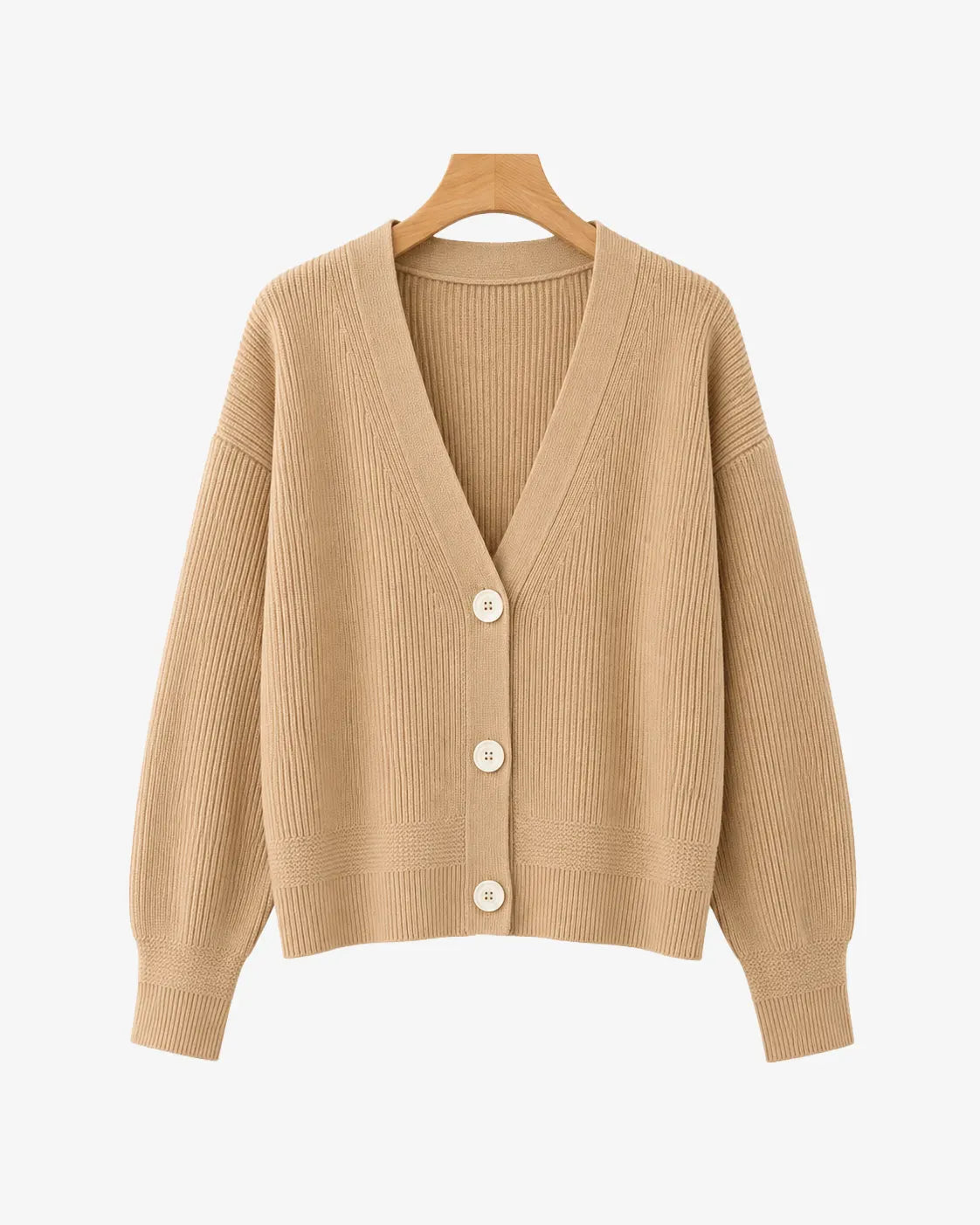 The Richmond Lantern-Sleeve Cardigan
