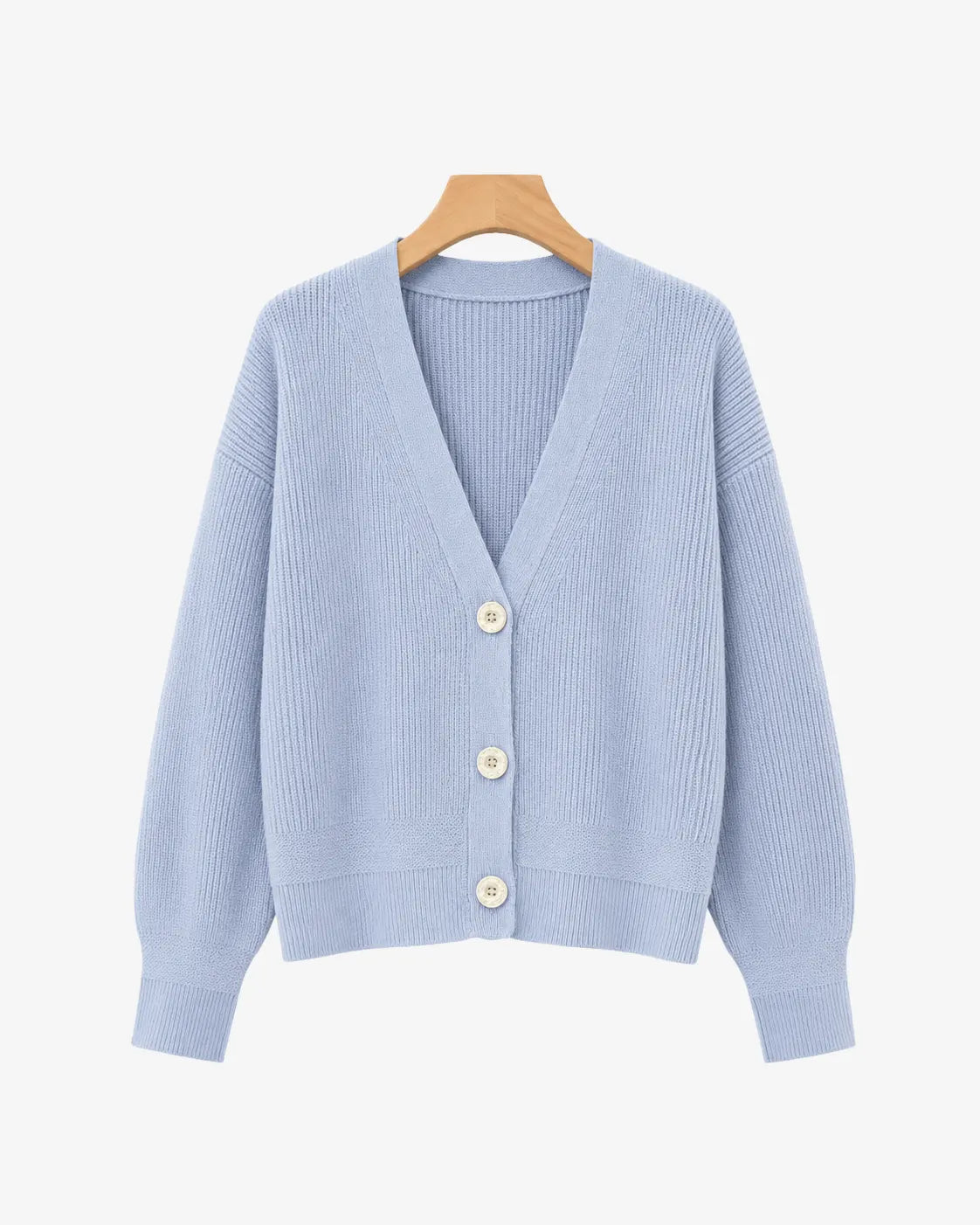 The Richmond Lantern-Sleeve Cardigan